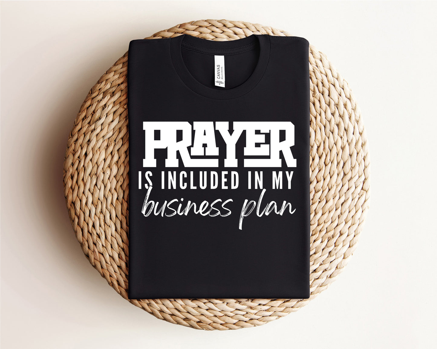 Prayer is included in included in my business plan