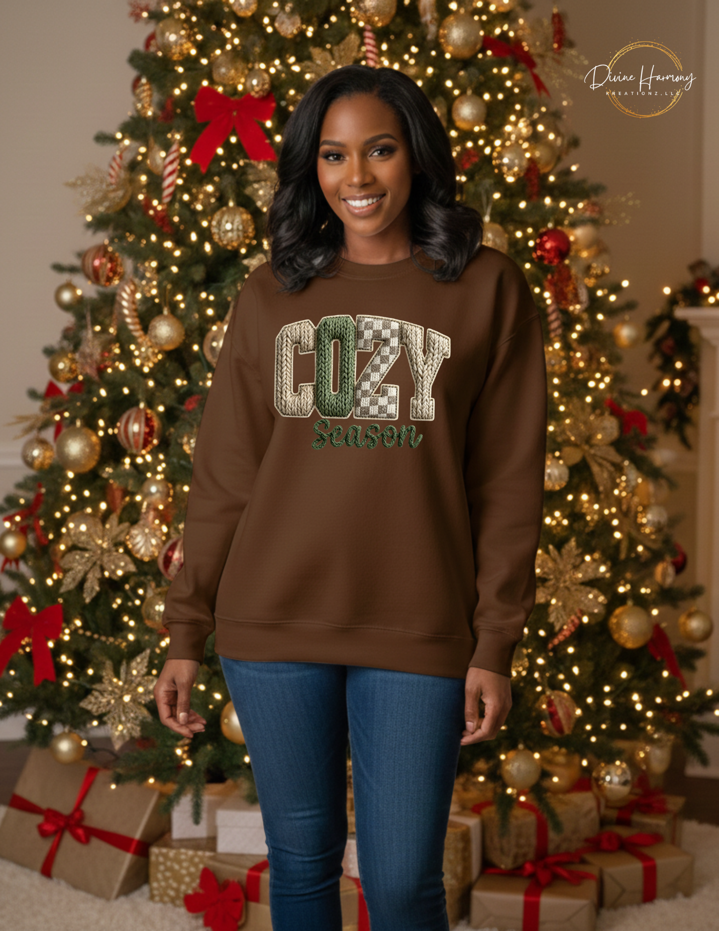 Brown Cozy Season Sweatshirt